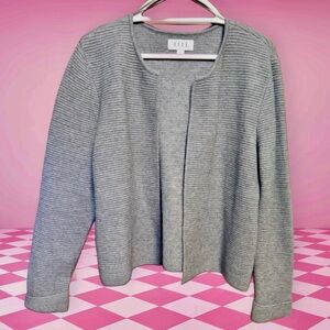 Elle Women's Charcoal Cardigan NWT size Medium